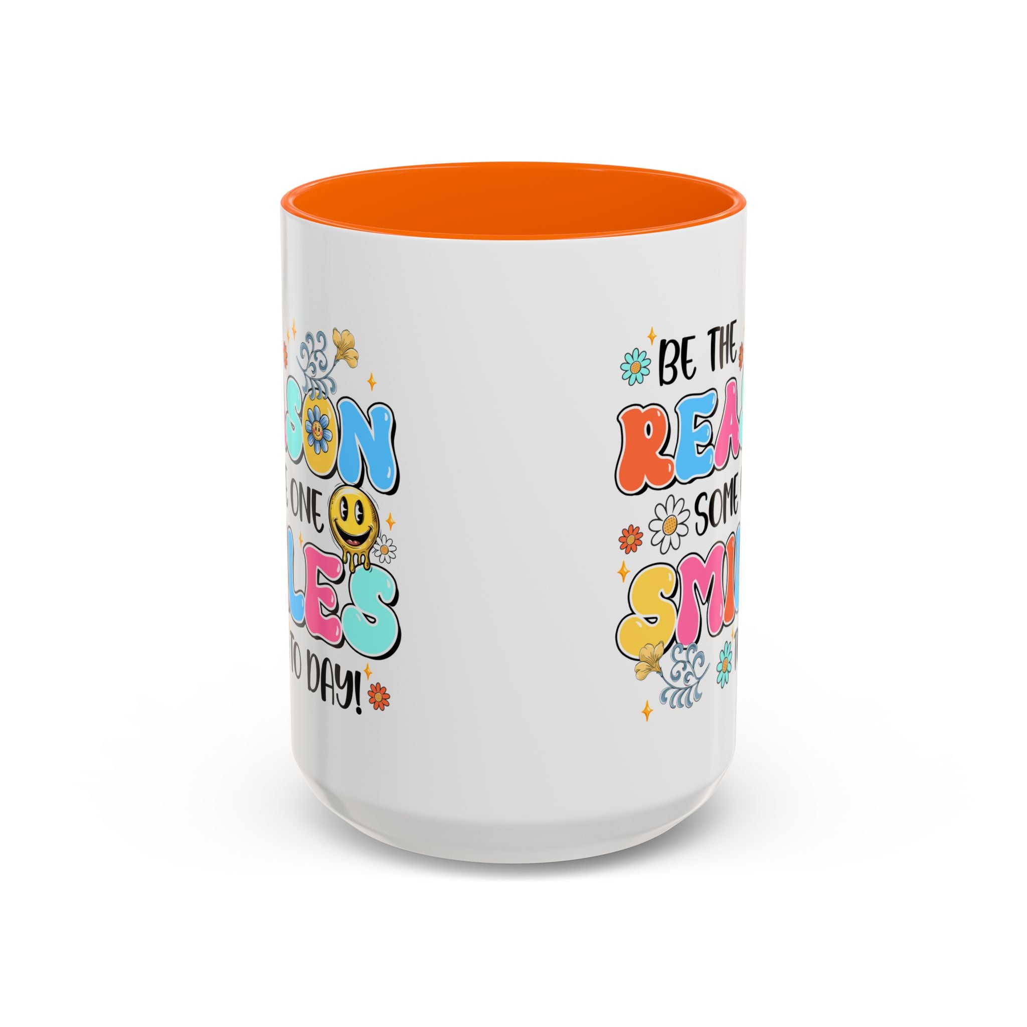Colorful Inspirational Coffee Mug – Be the Reason Some One Smiles!
