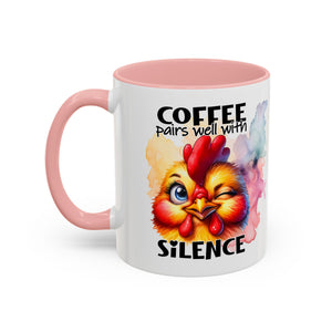 attitude Coffee Mug, Funny Chickens, Perfect Gift for Coffee Lovers, Kitchen Decor, Unique Drinkware, Morning Vibes