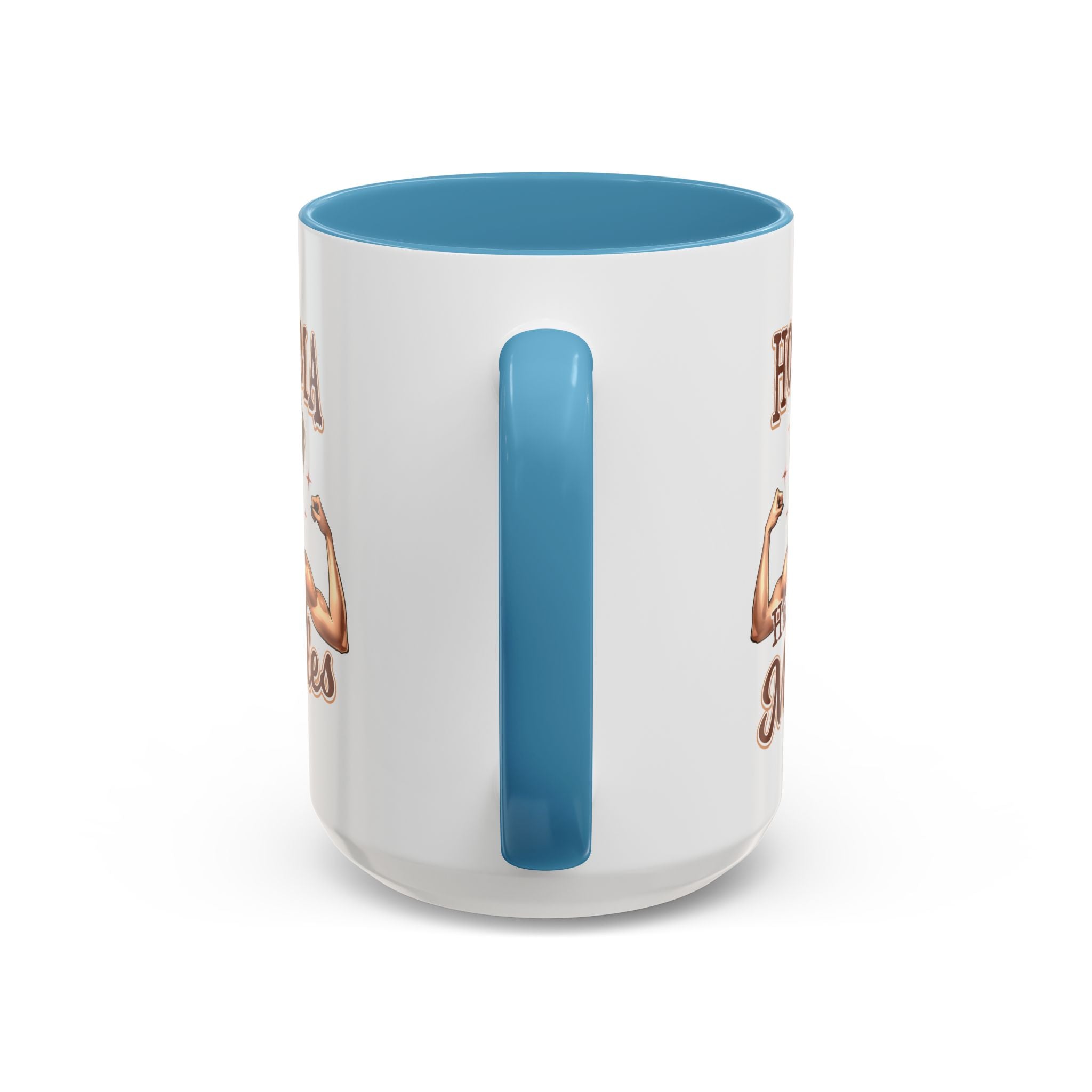 Hot Mama Has Muscles Coffee Mug - Fun & Motivational 11/15oz Accent Mug for Fitness Lovers