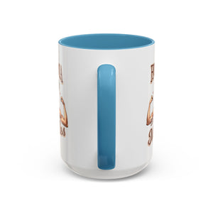 Hot Mama Has Muscles Coffee Mug - Fun & Motivational 11/15oz Accent Mug for Fitness Lovers