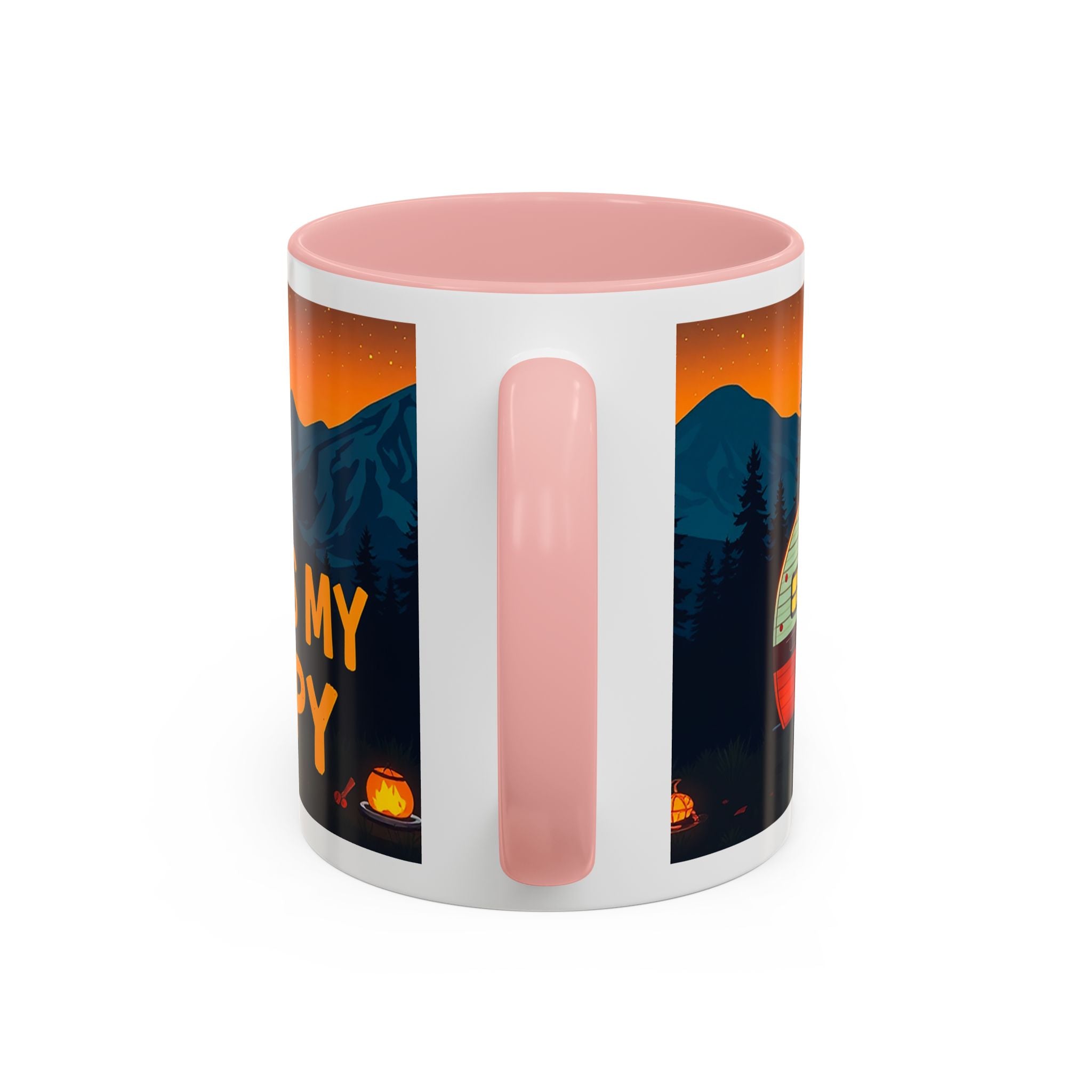 Camping Therapy Mug - Adventure Lover's Coffee Cup, Gift for Campers, Hiking Drinkware, Outdoorsy Coffee Mug, Nature Lover's Cup