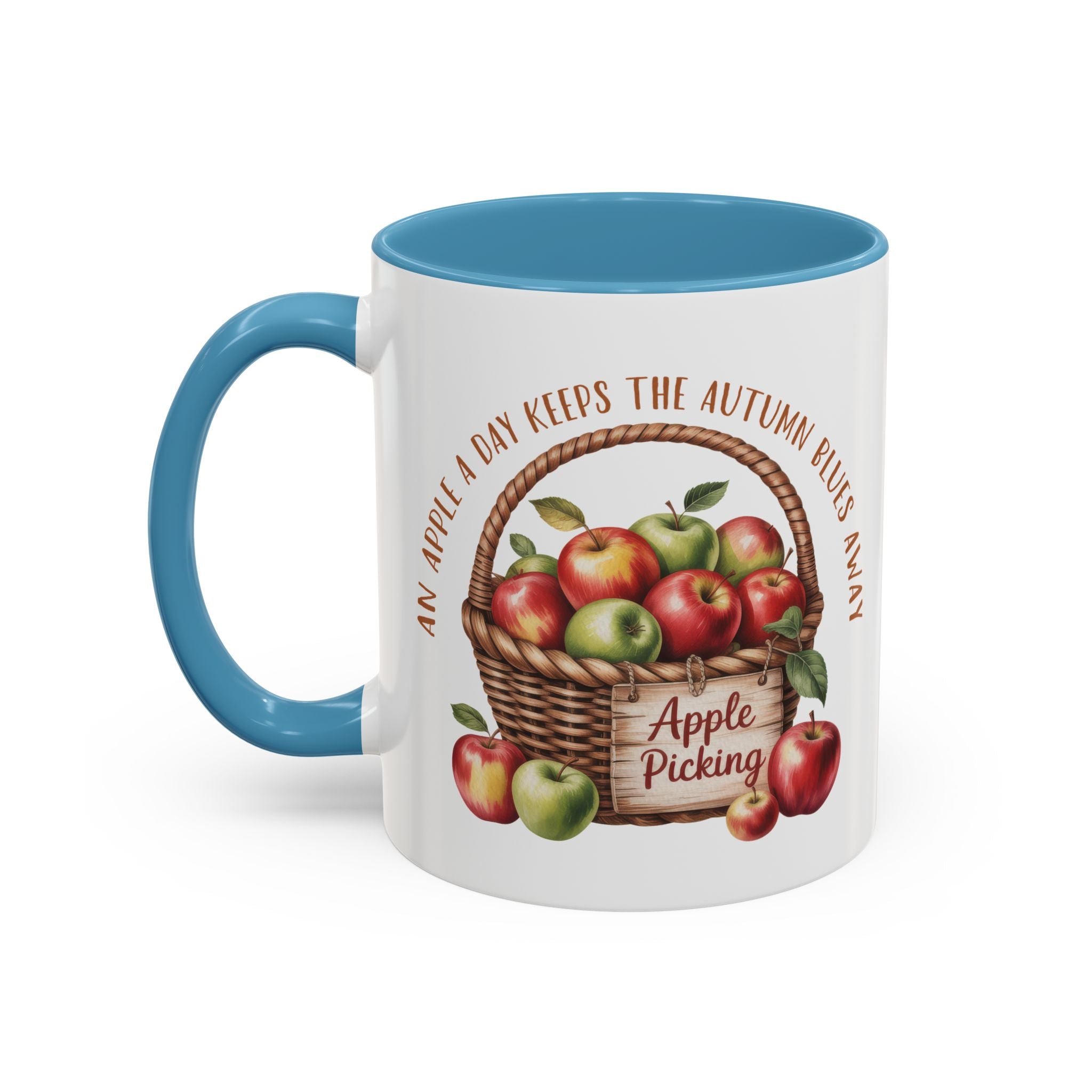 Autumn Apple Picking Coffee Mug - 11 and 15oz - Perfect Gift for Fall Lovers