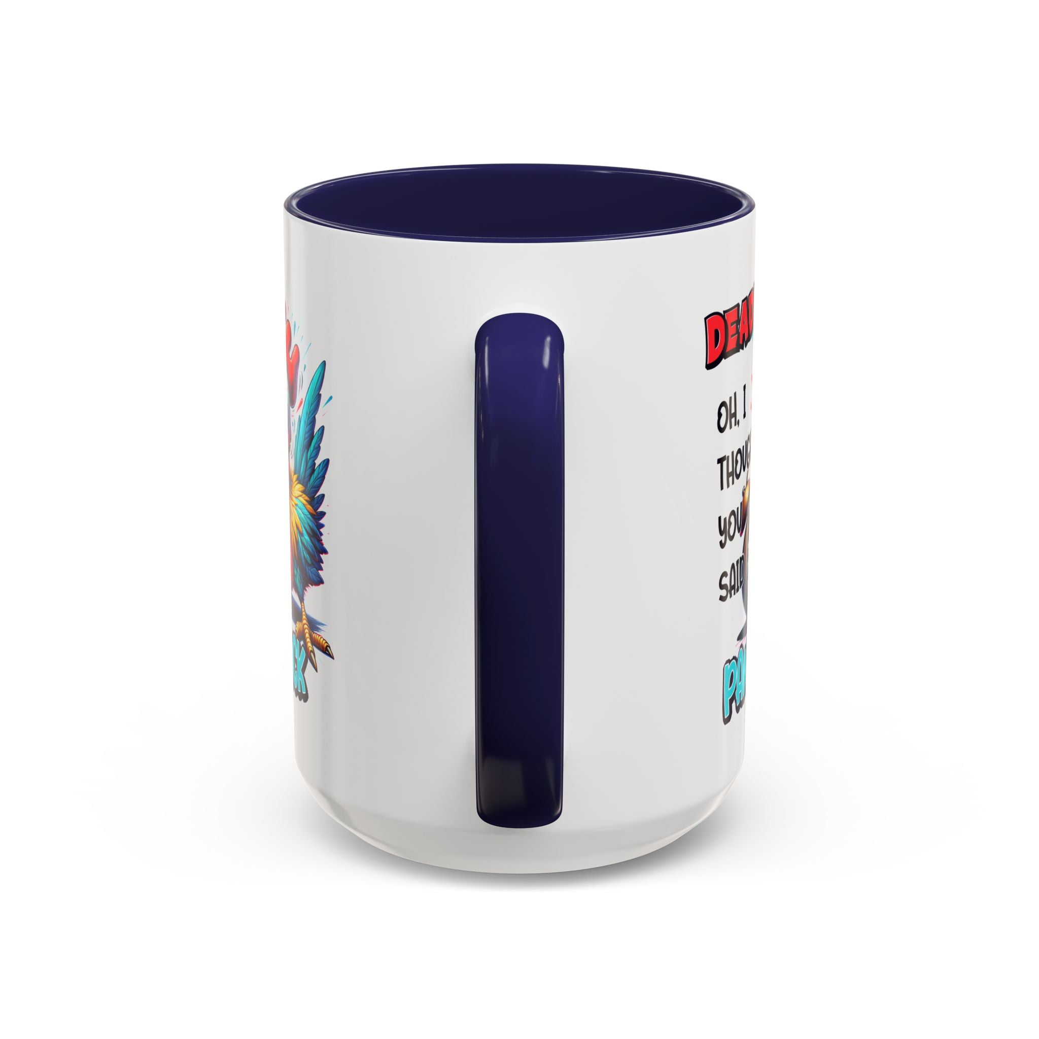 Funny Panic Attack Coffee Mug, Quirky Rooster Mug for Stress Relief, Gift for Teachers, Office Humor, Coworker Gift, Fun Coffee Cup