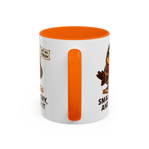 Funny Owl Coffee Mug, not my problem  Small Angry Owl Cup, Coffee Lover Present, Quirky Office