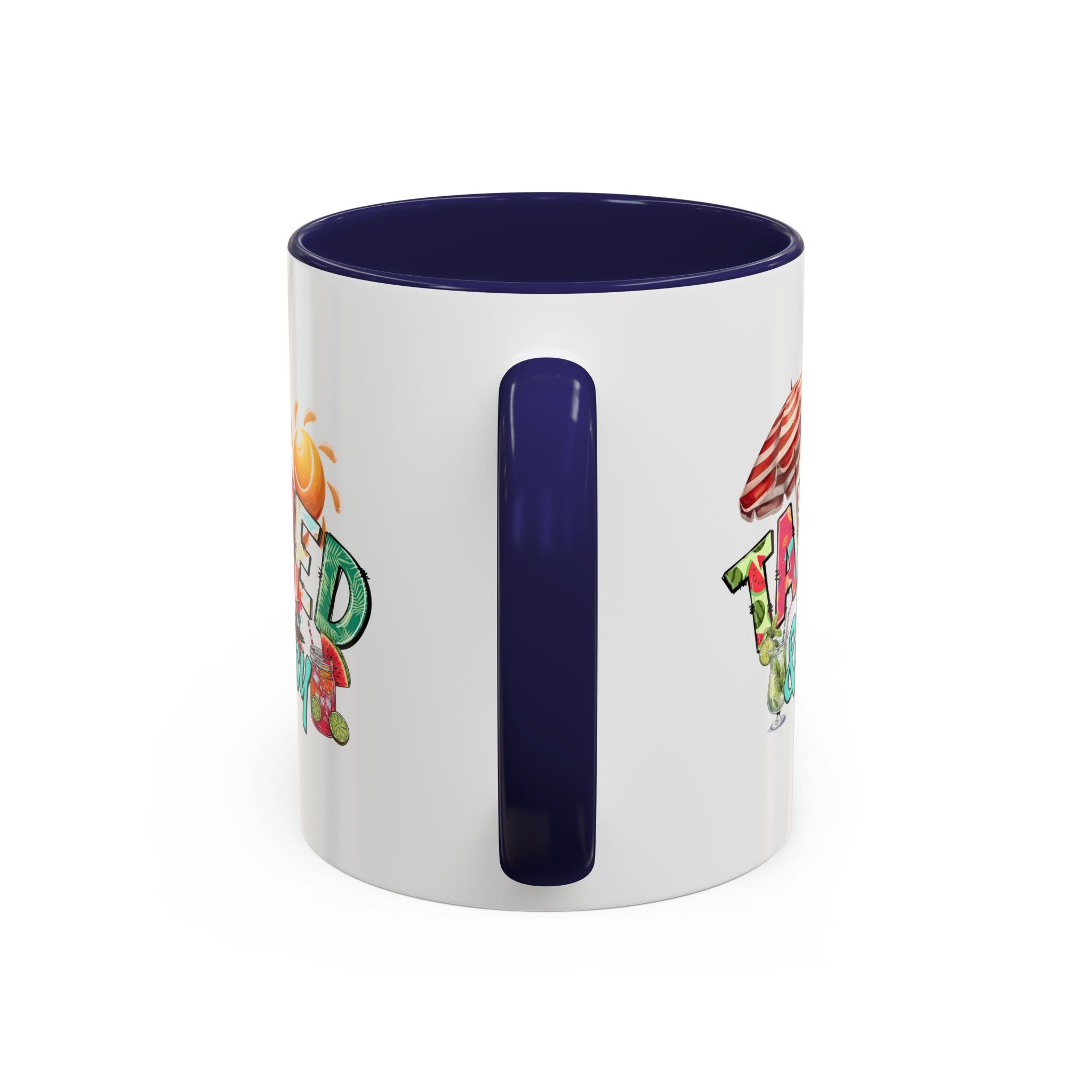 Tanned & Tipsy Accent Coffee Mug - Perfect for Summer Vibes & Beach Lovers party