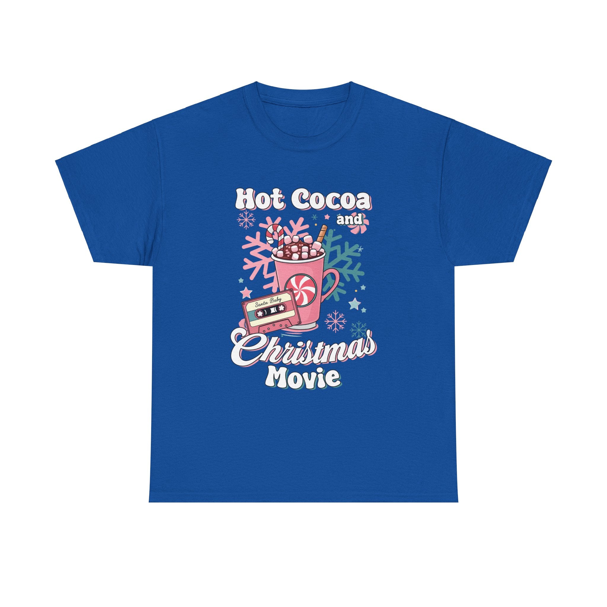 hot cocoa and christmas movie Unisex Heavy Cotton Tee