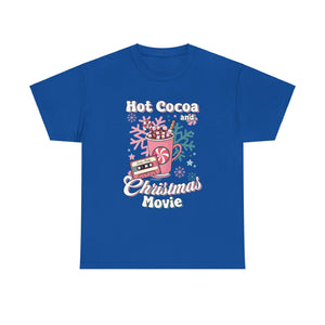 hot cocoa and christmas movie Unisex Heavy Cotton Tee