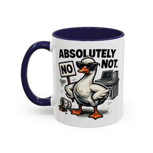 Sassy Coffee Mug, Humorous Gift for Geese Lovers, Fun Office Desk Decor, Funny Animal Cup, Quirky Kitchenware