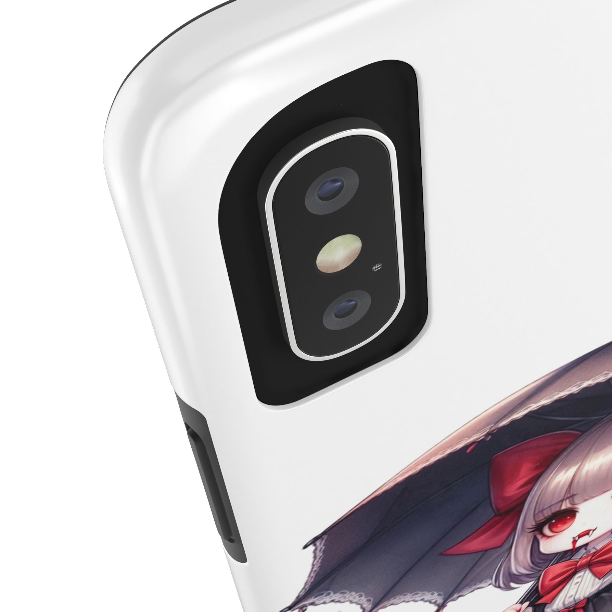 vampire girl horror art Tough Phone Cases