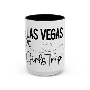 Las Vegas girls trip Accent Coffee Mug (11, 15oz) by the x m world