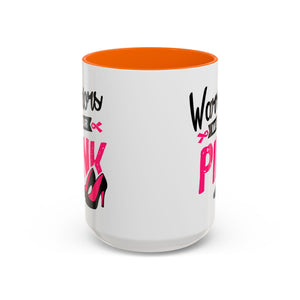 Breast Cancer Awareness Coffee Mug, Inspirational Gift, Warrior Mug, Pink Ribbon Awareness, Supportive Beverage Cup
