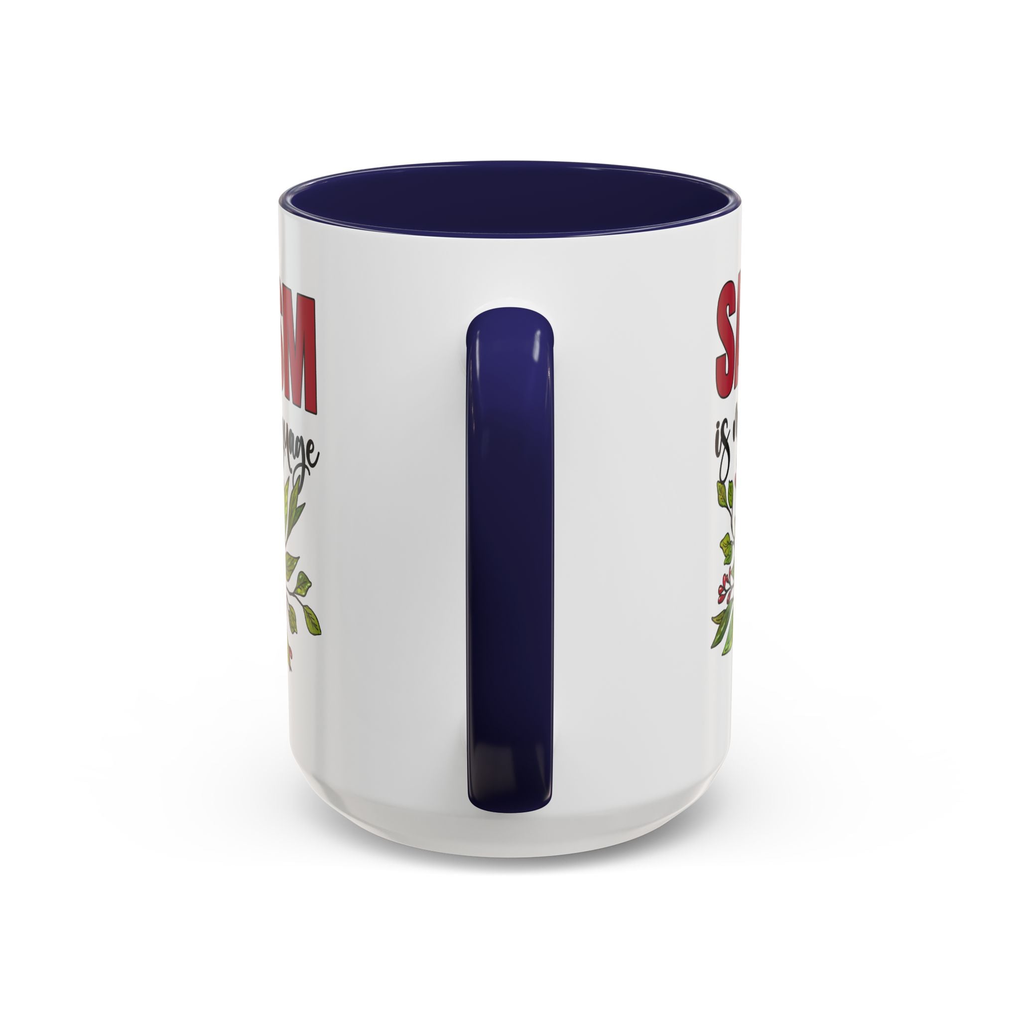 Sarcasm Floral Accent Coffee Mug - 11oz & 15oz funny