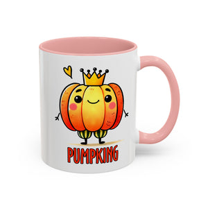 Pumpkin King Coffee Mug, Cute Mug for Fall, Halloween Decor, Gift for Pumpkin Lovers, Funny Holiday Mug, Fun Kitchenware