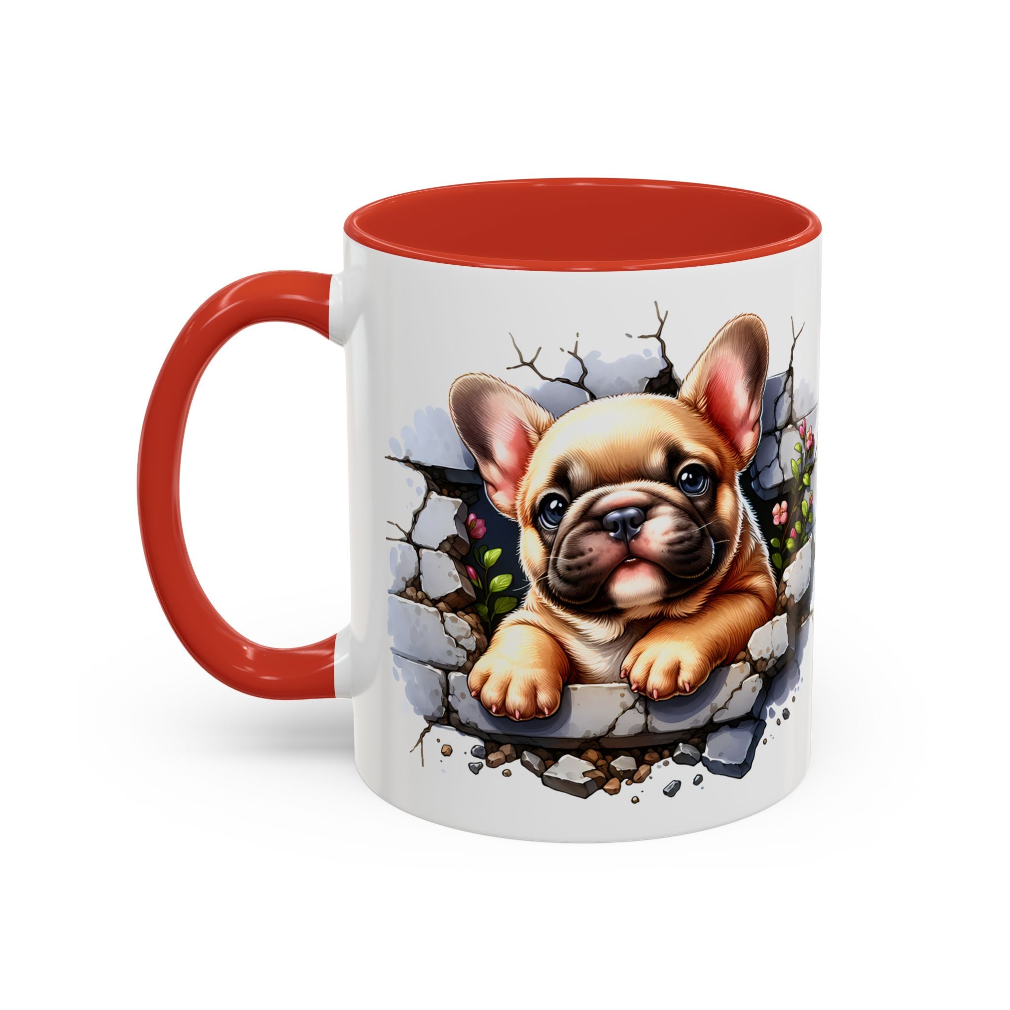 Charming Dog-Themed Coffee Mug, Perfect for Pet Lovers, Gift for Dog Owners, Cute French Bulldog Art, Ideal for Birthdays and Holidays