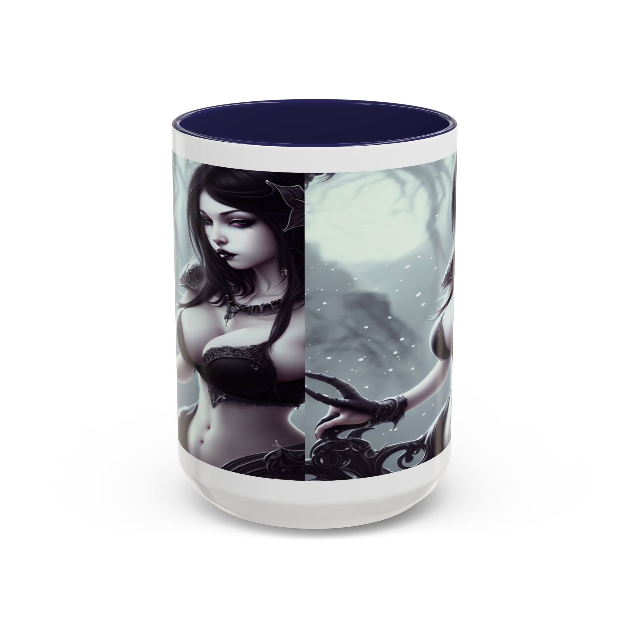 sexy busty woman Gothic Fantasy Coffee Mug – 11oz & 15oz Sculpted Design horror art
