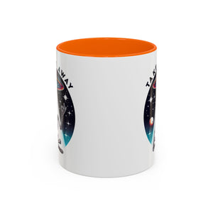 Galactic Skeleton Coffee Mug, Take Me Away Mug, Space-Themed Mug, Unique Gift for alien Lovers, Sci-Fi Cafe Mug