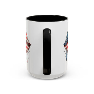 Patriotic Lip Print Coffee Mug – 11oz & 15oz