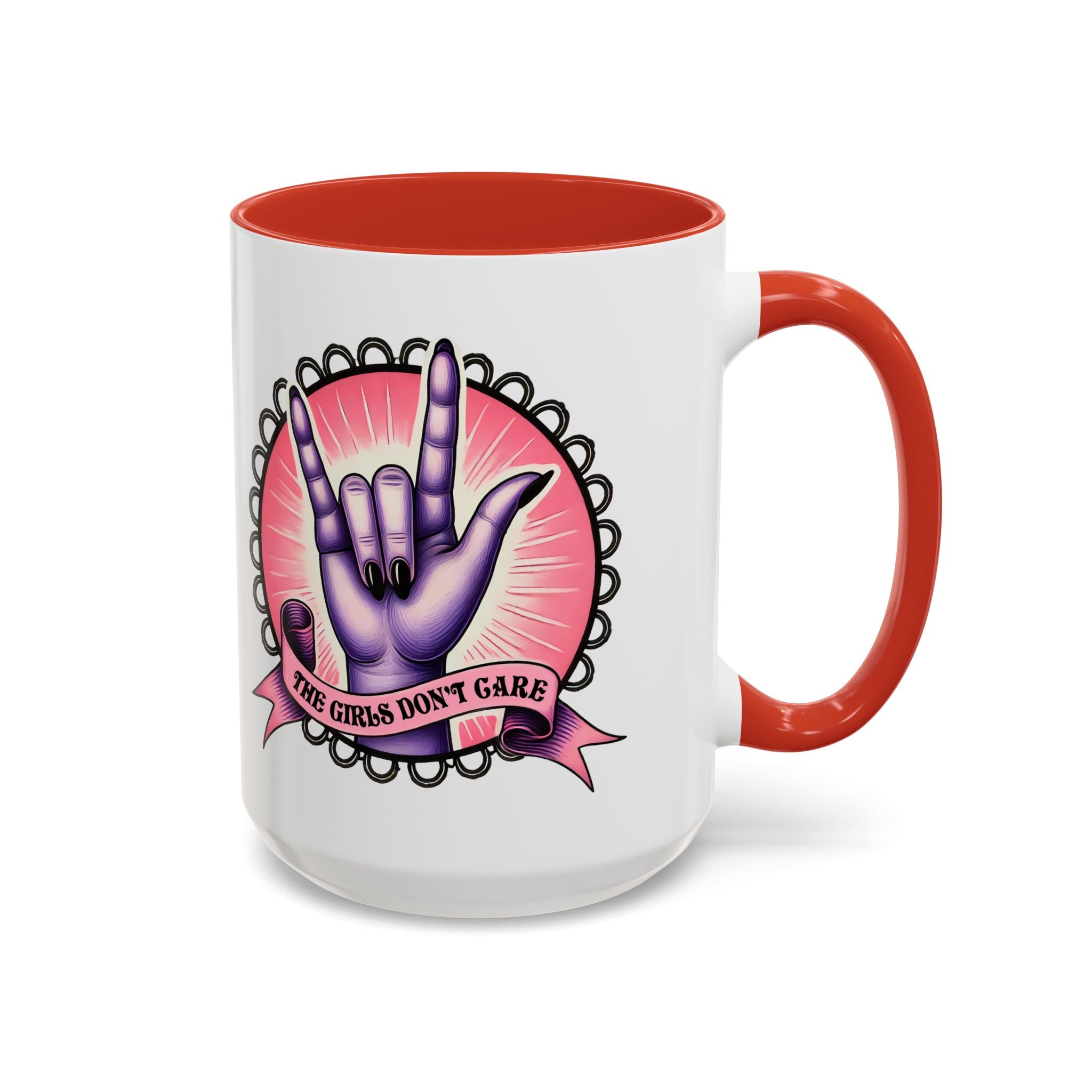 Rock 'n' Roll Accent Coffee Mug - Perfect for Music Lovers, Gift for Her, Unique Office Mug, Fun Coffee Cup, Empowering Gift Idea