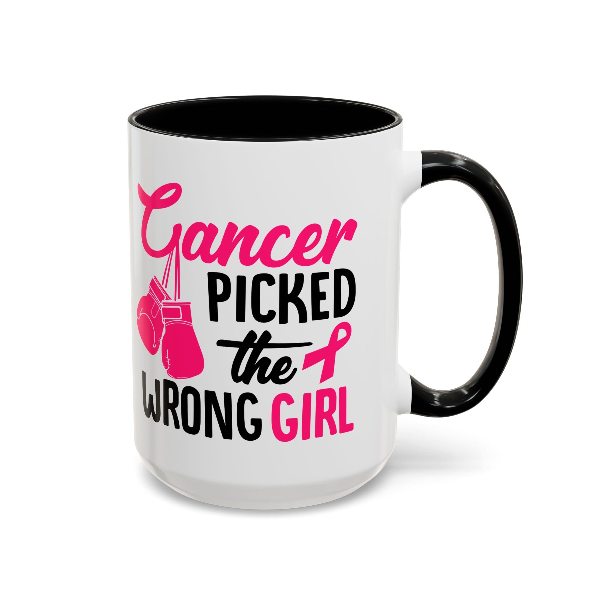 Empowering Cancer Warrior Mug, Coffee Cup for Fighters, Supportive Gift for Cancer Survivors, Inspiration for Awareness Events, [...]