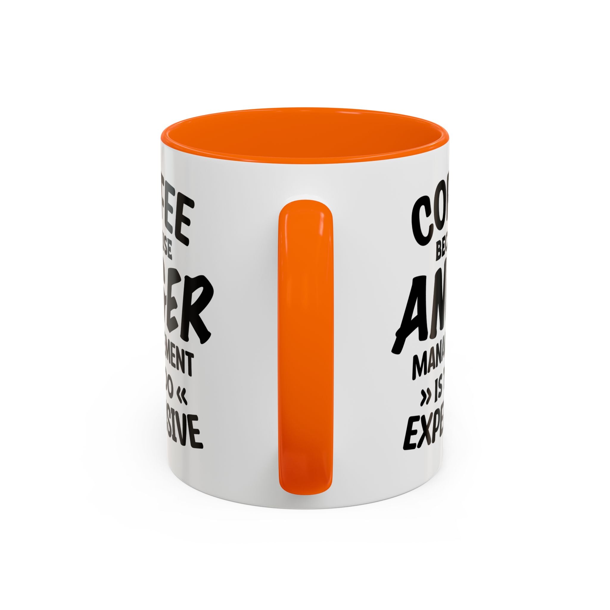 Funny Anger Management Coffee Mug, Gift for Coffee Lovers, Stress Relief, Black Accent, Humorous Cup for Friends, Office Humor, Funny Gifts