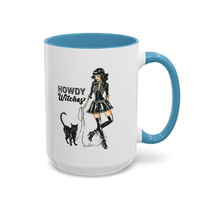 Spooky Cat Coffee Mug, Halloween Gifts, Witchy Home Decor, Black Cat Mug, Cozy Drinkware, Magical Kitchen Accessories