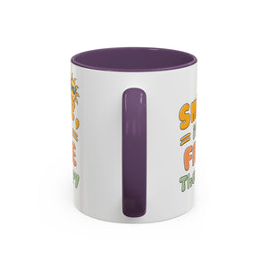 Smile It's Free Therapy Coffee Mug - Fun & Cheerful Accent Mugs for Brightening Your Day