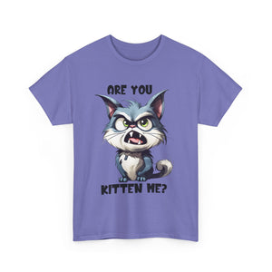 Are You Kitten Me? Cat Lover Tee, Funny T-Shirt, Gift for Cat Owners, Unisex Cotton Tee, Cute Kitten Shirt, Pet Lovers Apparel