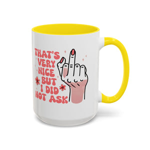 Sassy Accent Coffee Mug, Funny Gift, Humor Mug, Conversation Starter, Coffee Lover Gift, Unique Handmade Mug