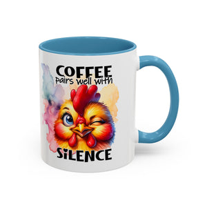 attitude Coffee Mug, Funny Chickens, Perfect Gift for Coffee Lovers, Kitchen Decor, Unique Drinkware, Morning Vibes