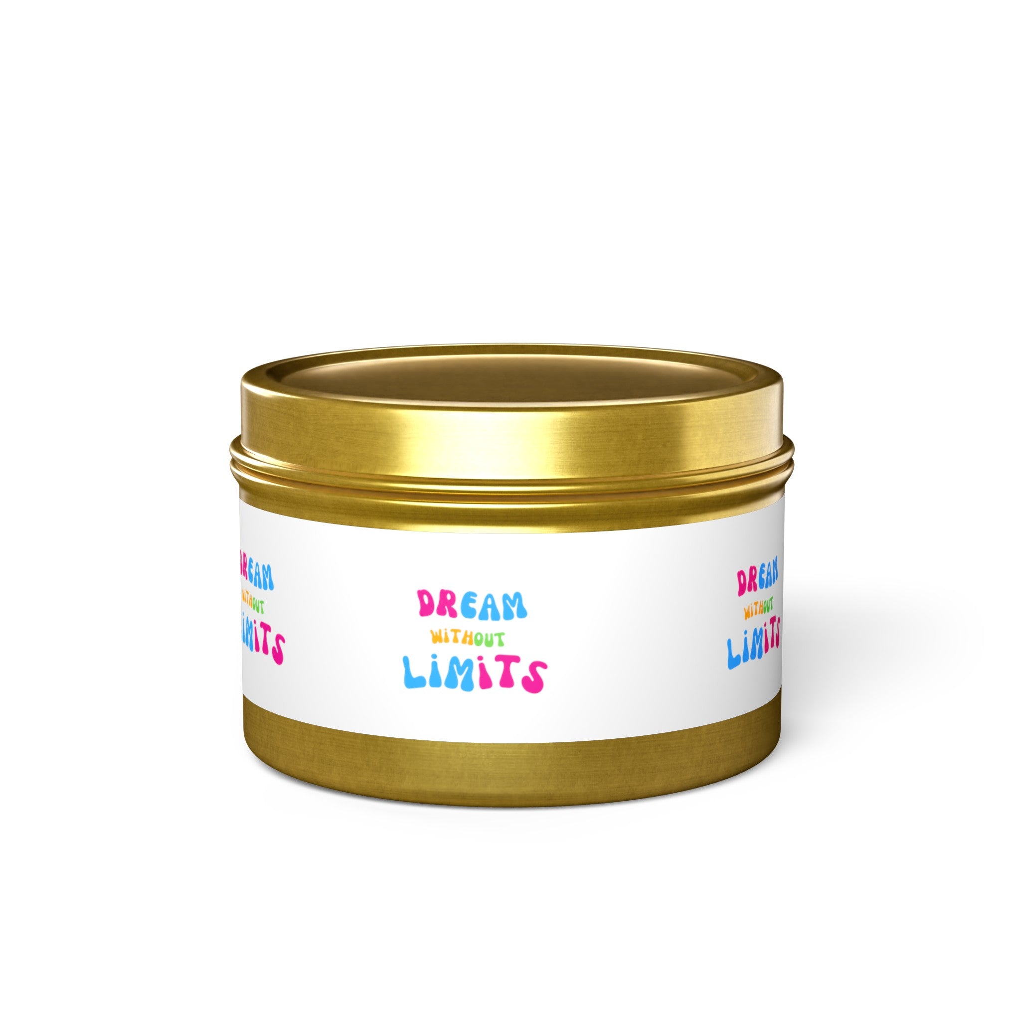 Dream without limits scented Tin Candles