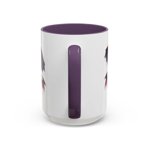 Gothic vampire girl  horror art Accent Coffee Mug (11, 15oz)