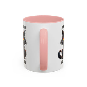 Funny Cat Mug | Silence Is Golden Coffee Cup | Gift for Cat Lovers | Humorous Kitchenware | Ceramic Teacup | Unique Animal Gifts