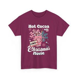 hot cocoa and christmas movie Unisex Heavy Cotton Tee