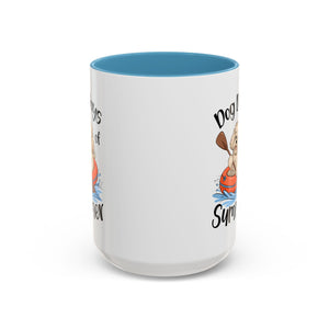 Dog Days of Summer Coffee Mug, Cute Dog Mug, Pet Lover Gift, Summer Vibes, Beach Decor, Fun Pet Cup, Canoeing Dog Design