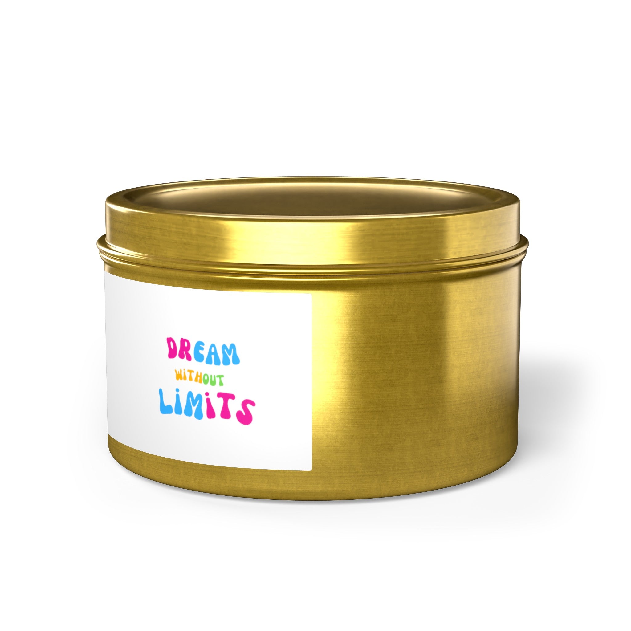Dream without limits scented Tin Candles