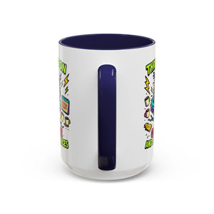 Thriving on Caffeine Mug | Funny Owl Coffee Cup | Gift for Coffee Lovers | Cute Kitchen Decor | Birthday, Holiday Gift