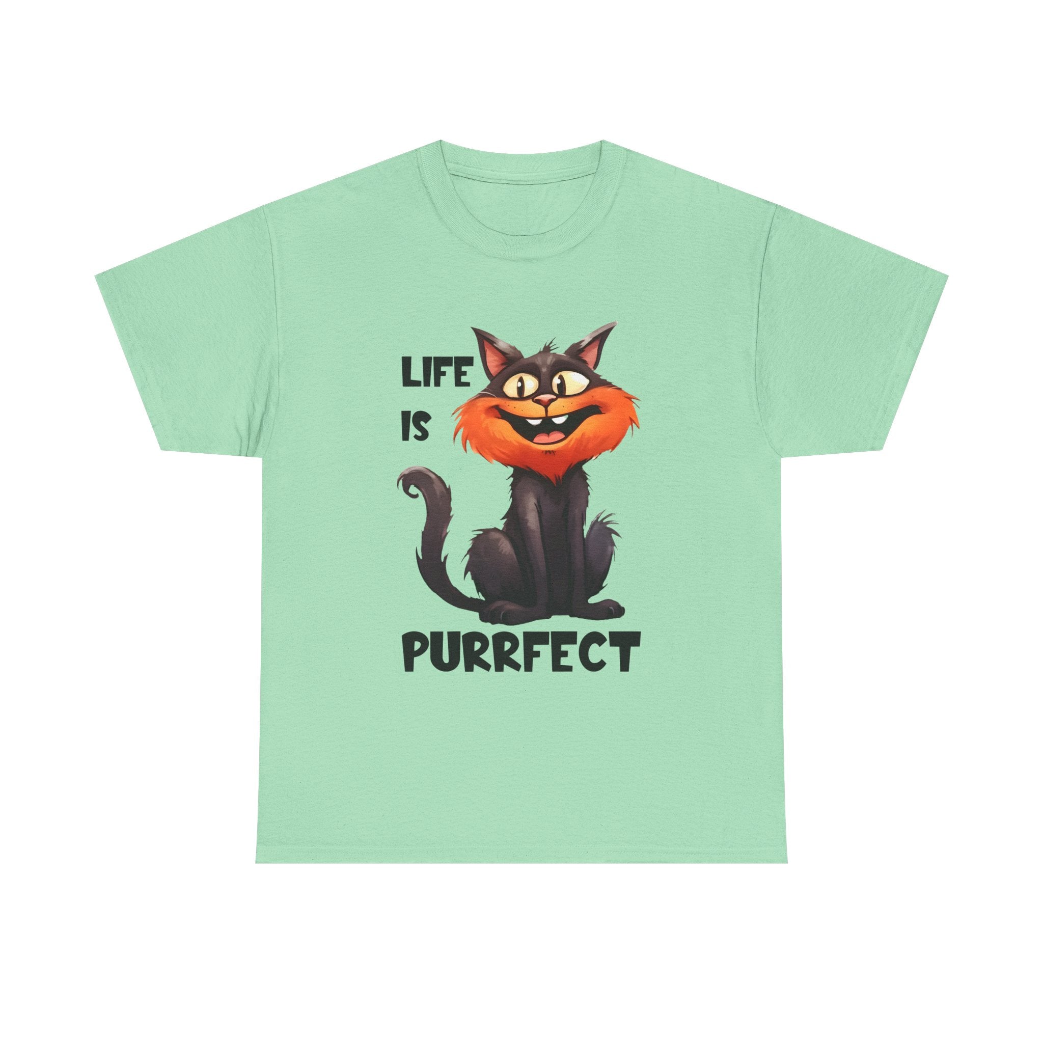Purrfect Cat Tee, Cute Cat Lover Shirt, Fun Unisex Cotton Top, Gifts for Cat Owners, Funny Pet T-Shirt, Birthday Gift Idea