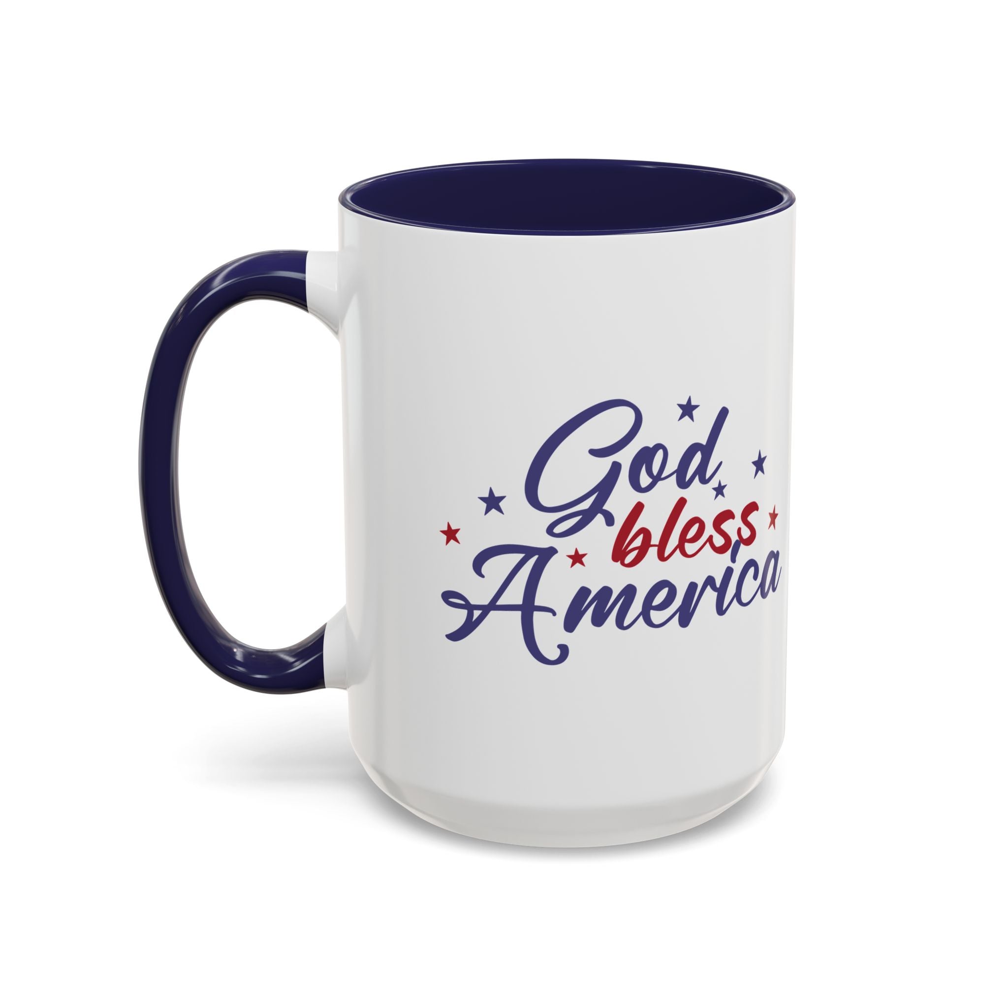 Patriotic Coffee Mug - God Bless America Design