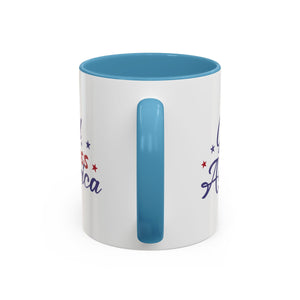 Patriotic Coffee Mug - God Bless America Design