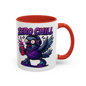 Zero Chill Accent Coffee Mug - Fun Ceramic Cup for Coffee Lovers, Unique Gift for Friends, Quirky Drinkware, Perfect for Birthdays, [...]