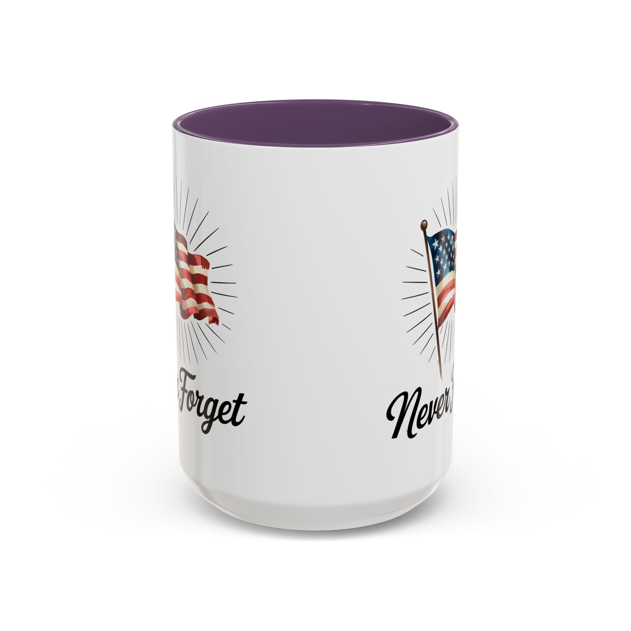 Patriotic Never Forget Coffee Mug - 11oz & 15oz USA flag