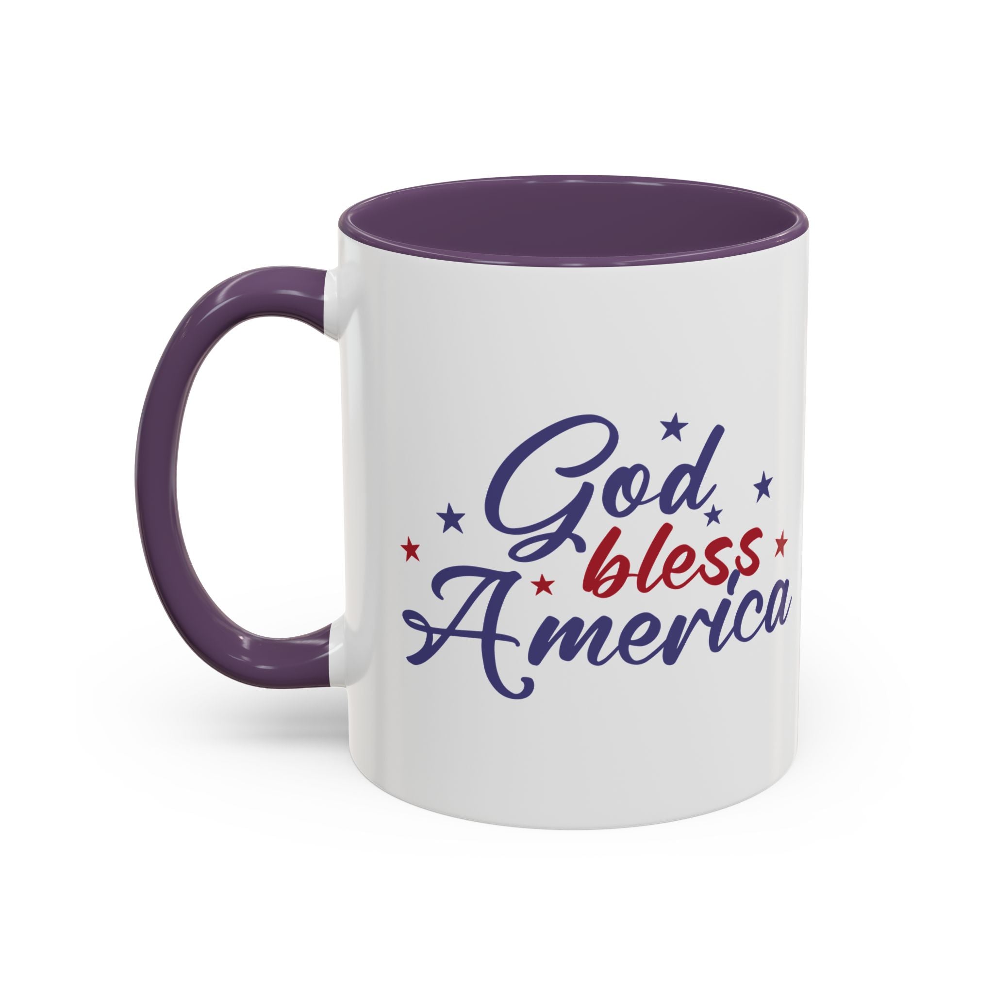 Patriotic Coffee Mug - God Bless America Design