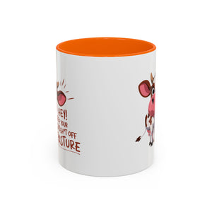 Funny Cow Coffee Mug – Perfect Gift for Farmers, Cow Lovers, Humor Fans, Cute Kitchen Decor, Office Coffee Cup