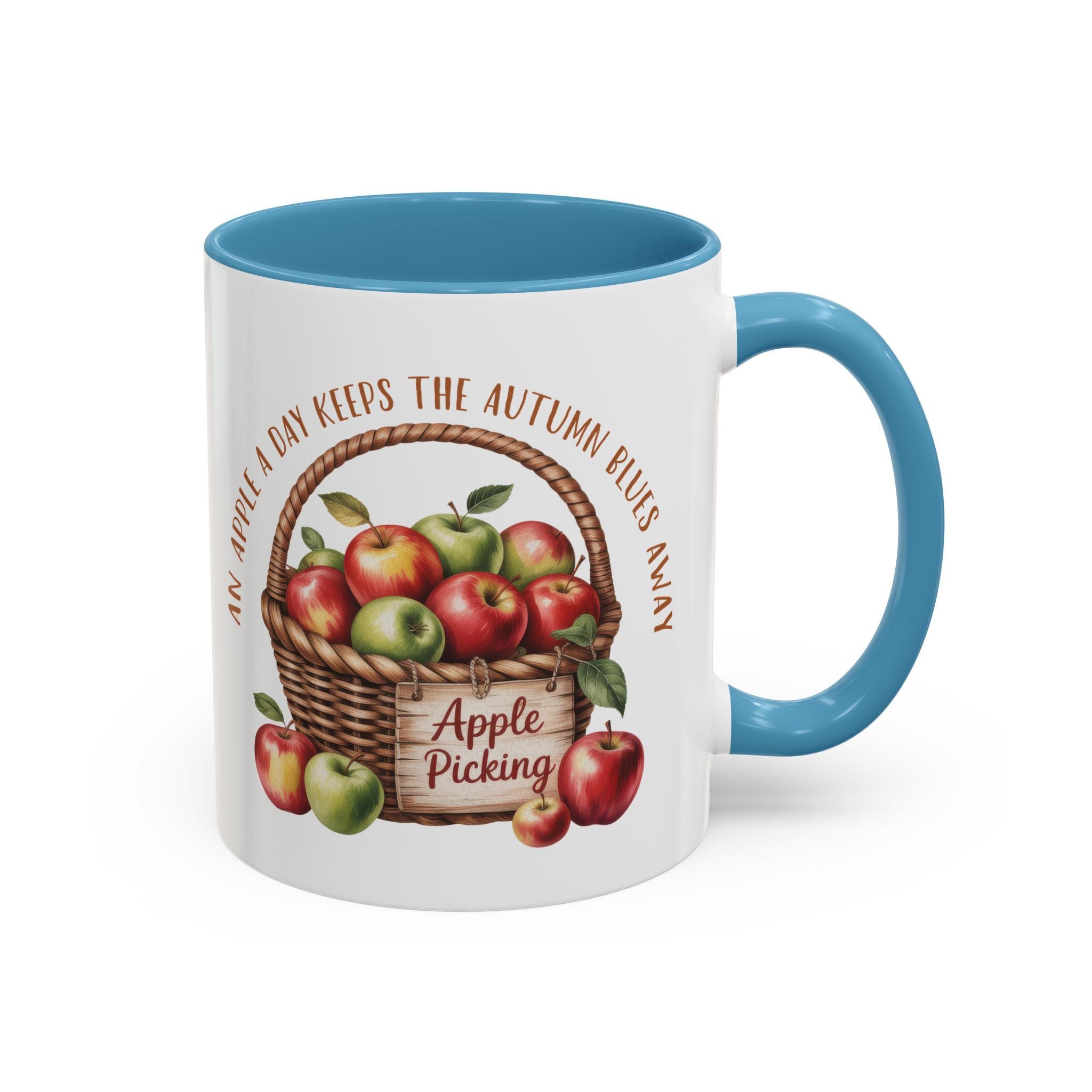 Autumn Apple Picking Coffee Mug - 11 and 15oz - Perfect Gift for Fall Lovers