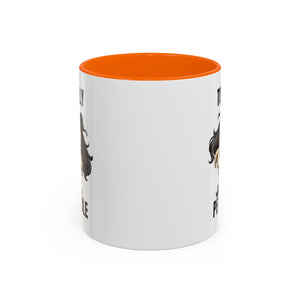 Totally Pettable Coffee Mug, Dog Lover Gift, Animal Print Mug, Funny Pet Mug, Customizable Coffee Cup, Gift for Pet Owners