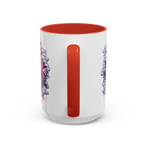 Vampire Wall Art Coffee Mug - Gothic,  Perfect Gift for Halloween, Unique Art Mug, Monster Mug, Fantasy Drinkware