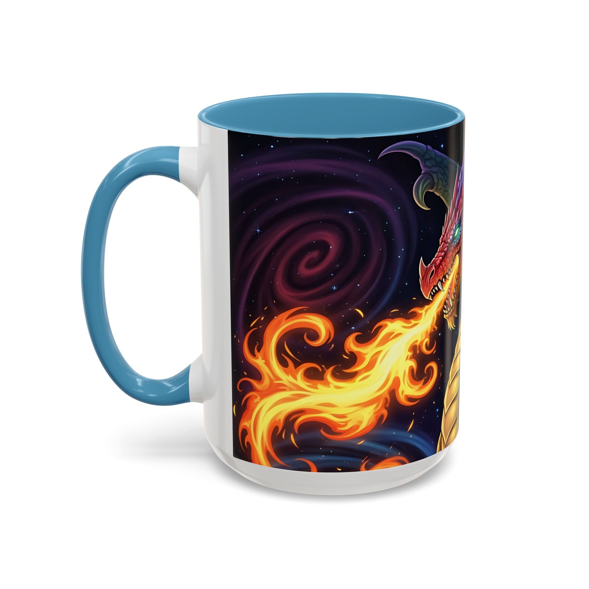 green  Dragon Accent Coffee Mug - 11 & 15oz Fantasy Drinkware