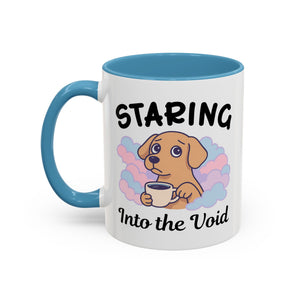 Cute Dog Coffee Mug for Animal Lovers, Staring Into the Void, Fun Gift for Pet Owners, Coffee Lovers, Cute Kitchen Decor