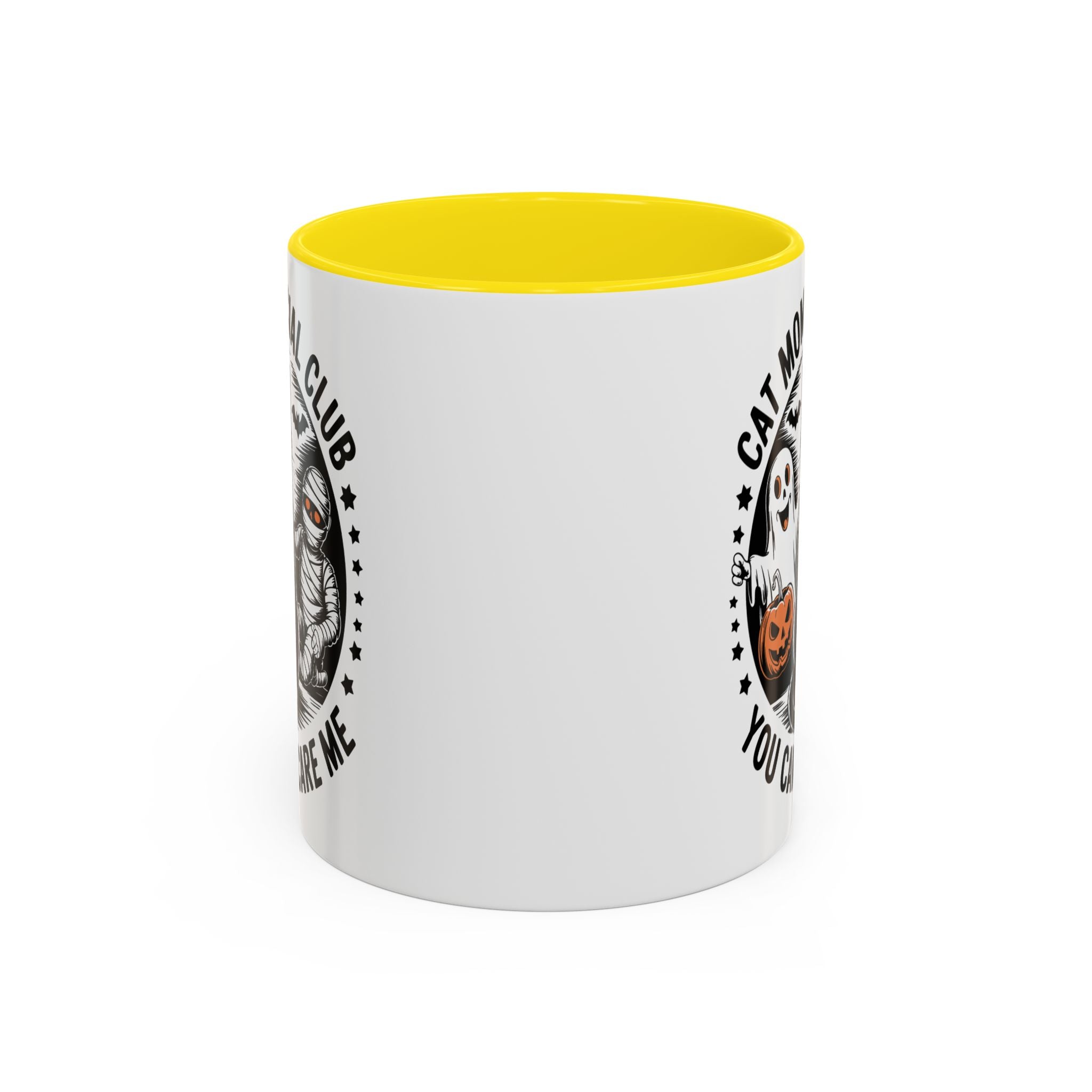 Halloween Cat Mom Coffee Mug - Spooky Social Club Design