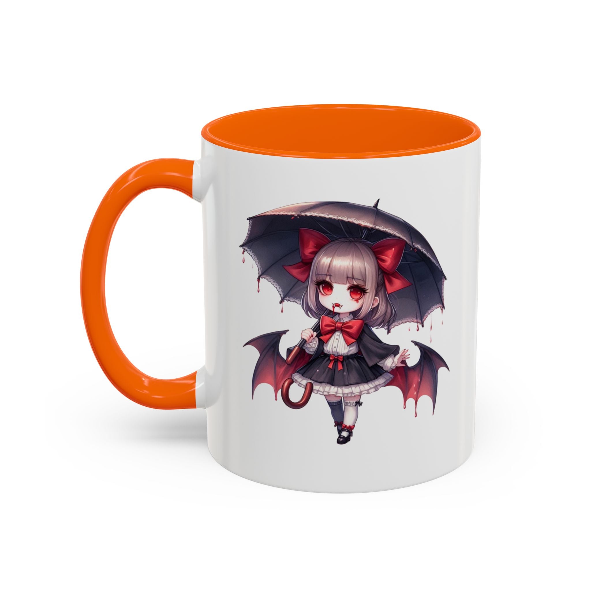 Gothic vampire girl  horror art Accent Coffee Mug (11, 15oz)